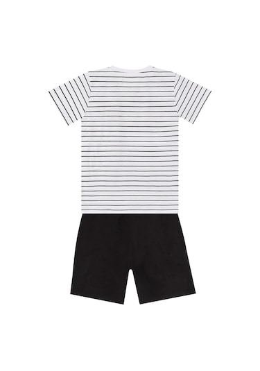 Denokids Mshb&g Yarışçı Erkek Çocuk T-shirt Şort Takım Çok Renkli