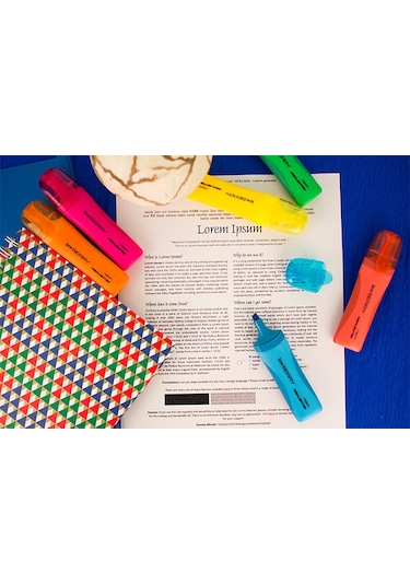 Serve Berry Fosforlu Kalem Neo 4'lü