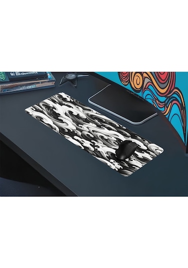 Gaming Oyuncu Xl Mouse Pad Kaydırmaz Dikişli 80 30 Cm Mousepad 33