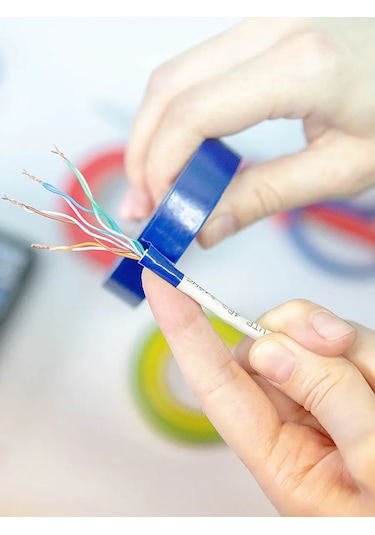 Avıora Siyah Pvc Don Dayanıklı İzole Bant, 5'li Set. 323196484