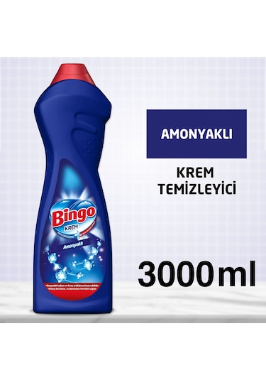Bingo Krem Banyo Yüzey Temizleyici Amonyaklı 4 x 750 ML