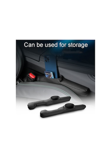 Sones 1 Çift Araba Koltuğu Depolama Organizatör Koltuk Anti Sızıntı Dikiş Dolguları Koyu Kahve