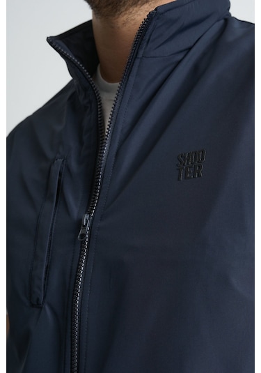 Shooter Sportswear Deluxe Erkek Yelek Üç Cepli İçi Polarlı Regular Kalıp Lacivert Lacivert