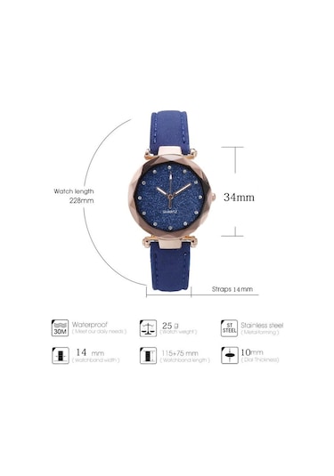 Pembe Moda Yıldızlı Gökyüzü Kızın Kuvars Saatler En Lüks Bayanlar Kol Saatleri Arkadaş, Aile İçin Hediyeler