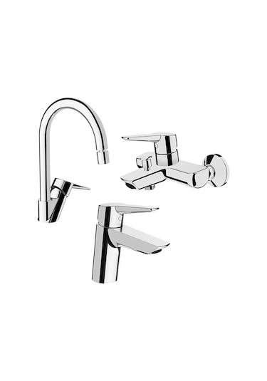 Artema Solid S Batarya Seti Banyo.lavabo.eviye Krom