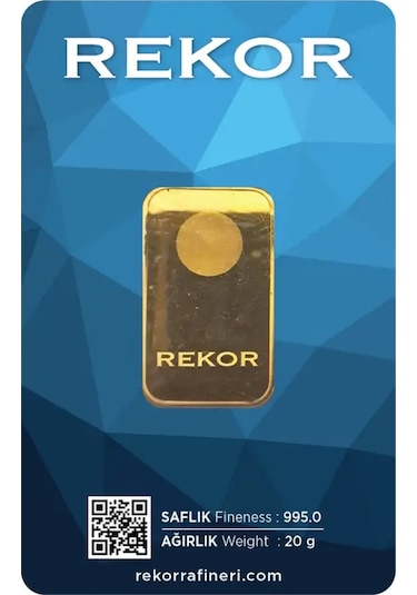 Rekor 20 Gr Külçe Altın