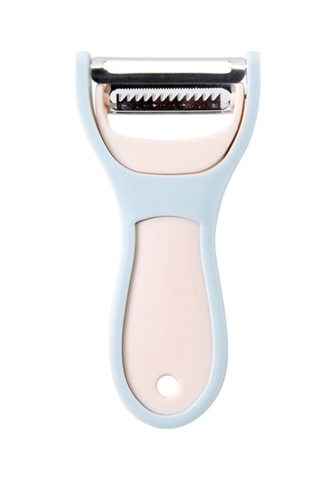 Meyve Sebze Soyucu Planer Patates Havuç Mutfak Aracı Bej , Boyut:meyve Sebze Soyucu Planer Bej Mavi