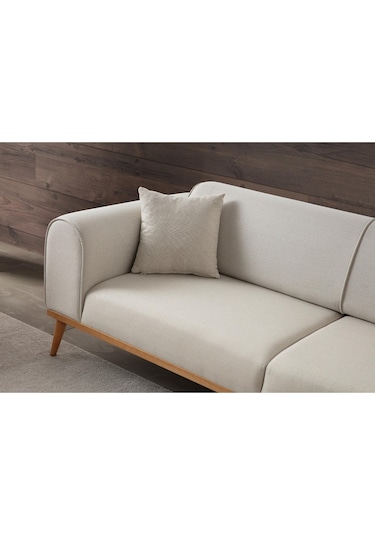 Rebull 3+3+1+1 Koltuk Takımı Bej