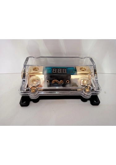 Voltmetreli Amfi Sigortası Ysnsounds Dijital Voltmetre Ve Anfi Sigortası 200 Amper