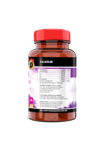 Collagen Kolajen Tip-1-2-3 Hyoluronic 60 Tablet ve Nevfix Vitamin D3