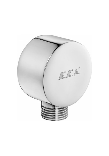 Eca Lia Yuvarlak Ankastre Gömme Banyo Bataryası Duş Seti Tüm Parçalar Dahil 30x30 Krom