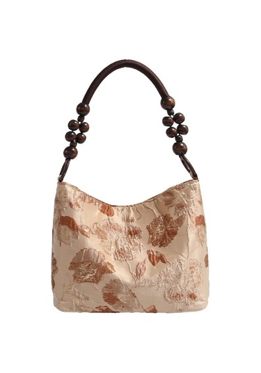 Charhp&kejnt Retro Jakarlı Omuz Çantası Bahar Ve Yaz Tek Omuz Koltuk Altı Çantası Kadın El Çantası Kahverengi