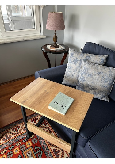 60x40 Yükseklik Ayarlı Çalışma Masası,hasta Yemek Masası Ceviz