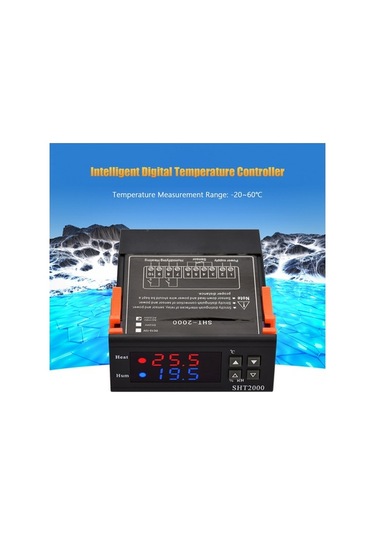 Ulzyvf Sht2000 Akıllı Termostat: Buzdolabı İçin 110-220v Isıtma/soğutma, Nem Ve Sıcaklık Düzeltme