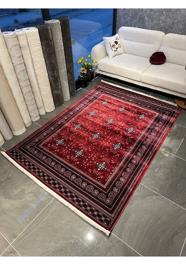 Halı Asya Koleksiyonu 39772-010 Kırmızı Renkli