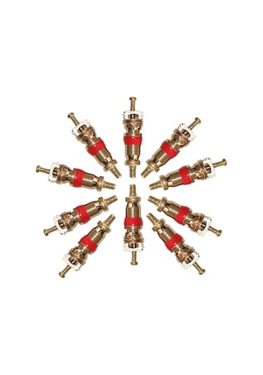 Ankatek Vana Valfi Vakum Sones Saf Lastikleri Lastik İğnesi Gaz Evrensel Egzoz Çekirdek Bakır Araba Adet/takım 10 Oo