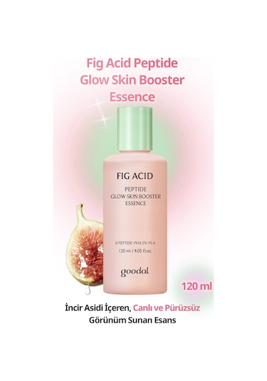 İncir Asidi İçeren, Pürüzsüz Görünüm Sunan Esans Goodal Fig Acid Peptide Glow Skin Booster Essence