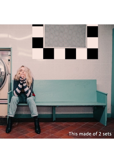 Geekyou Mediterranean Tarzı Pvc Otostikli Duvar Stickerları 20x20cm 10 Adet - Kolay Uygulama Ve Kaldırma, Ev Dekorasyonu İçin Diğer