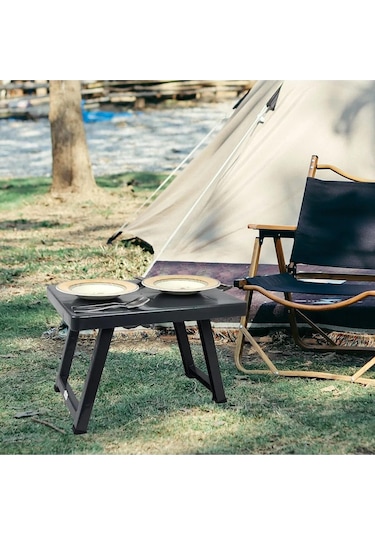 Katlanır Büyük Sehpa 70x50x60 Cm Antrasit