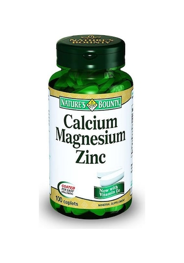 Natures Bounty Calcium Magnesium Zinc 100 Tablet