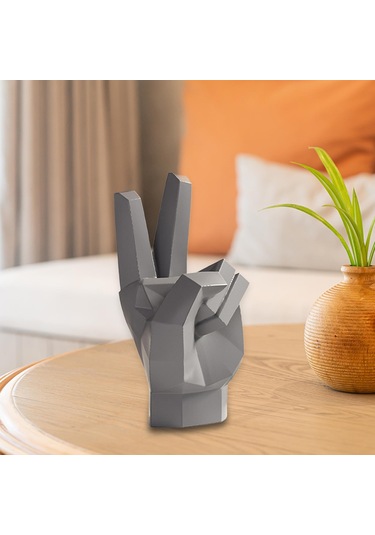 Suntek El Heykeli Soyut Sanat Parmak Heykel Dekor Raf Tv Stil-c