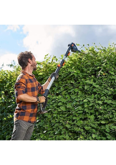 Worx Wa0308 Wg349e İle Uyumlu 45cm Profesyonel Açı Ayarlı Çit Budama Aparatı, Başlığı