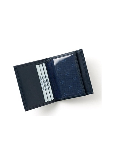 Axel Erkek Deri İnce Tasarım Cüzdan Lacivert