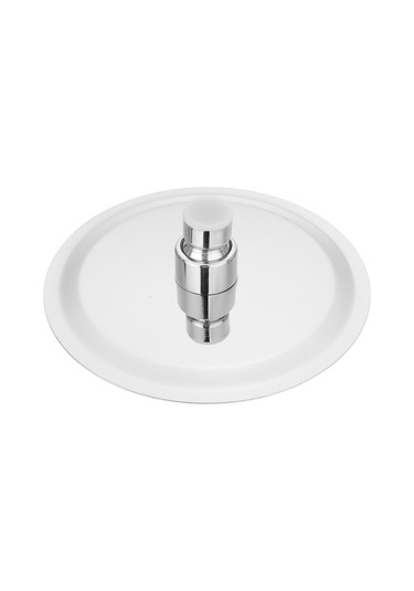 6'' Yuvarlak Paslanmaz Çelik Yağmur Duş Başlığı Yağış Banyo Üstü Püskürtücü Krom Gümüş