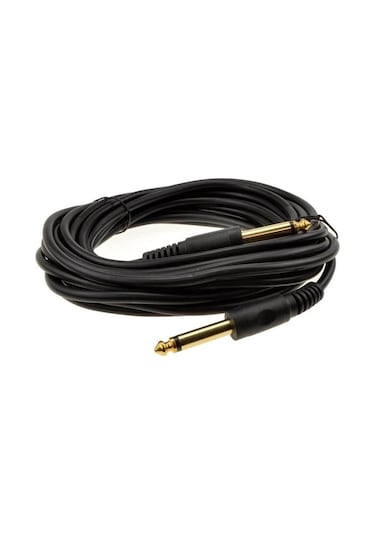 3 Metre - 6.3mm Mono Çivi Jak Gitar Amfi Enstrüman Kablosu