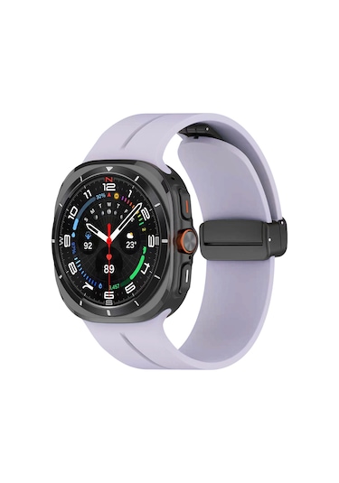 Galaxy Watch 8 Mkst Classic 46mm Krd-84 Silikon Kordon - Siyah