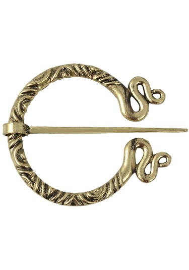 Homyl Viking İskandinav Broş Şal Palto Eşarp Pimi Ortaçağ Antik Bakır 3 Çok Renkli