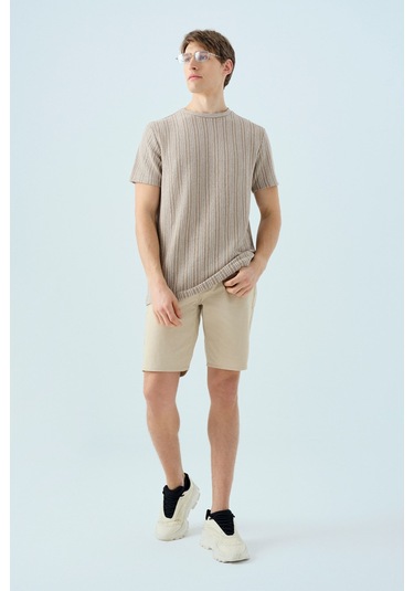 Loft Erkek Tişört Lf2038237 Bej