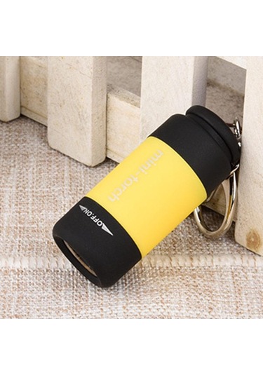 Sarı 1 Adet Açık Spor Kamp Su Geçirmez Mini Led Işık Usb Şarj Edilebilir El Feneri Lambası Cep Anahtarlık Usb Şarj Edilebilir Cep Anahtarlık El Feneri Sarı