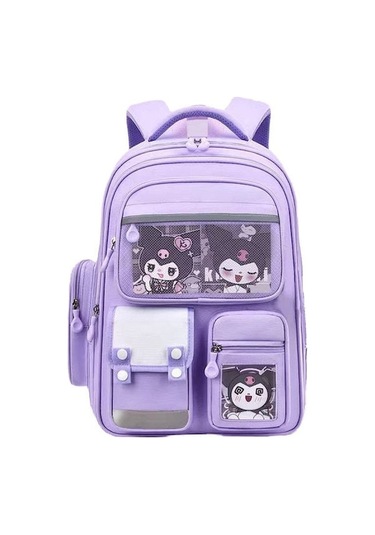 Youtek Sevimli Çocuk Sırt Çantası - Büyük Kapasiteli Mor Okul Çantası Mor