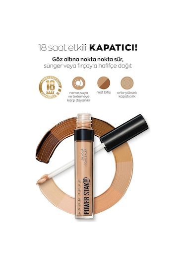 Avon Power Stay Kapatıcı 34n Neutral Medium Tan