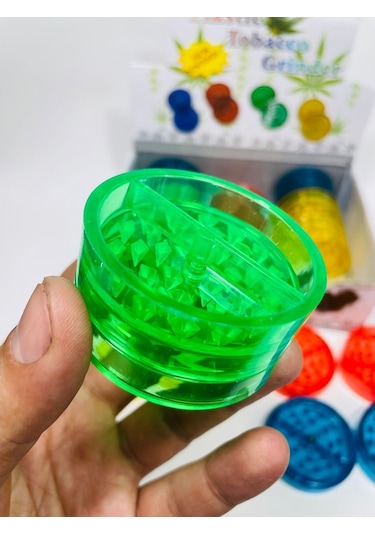 Plastik Tutunöğütücü Grinder /2Parça-55Mm