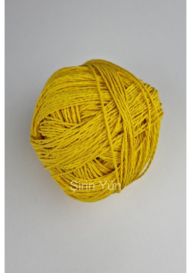 Sarılmış Kağıt İp 100 Gram Koyu Sarı