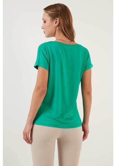 Lela V Yaka Rahat Kesim Yırtmaçlı Bayan Bluz 5862000 Benetton