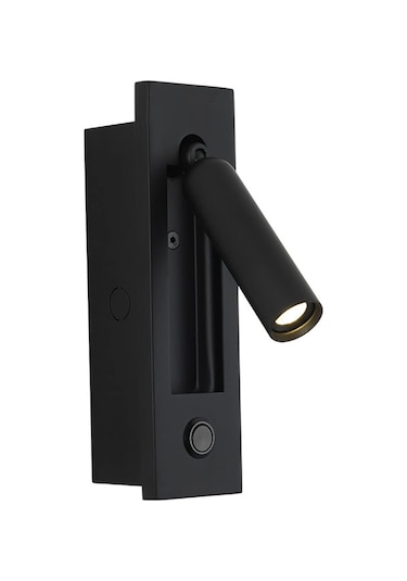 Yifomall Yatak Odası Okuma Işığı: Ayarlanabilir Led Duvar Lambası, Esnek Kollü, Göz Koruyucu Yumuşak Işık, Modern Dekoratif Tasarım Siyah