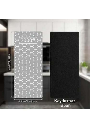 Valkyrie 5 Adet Elmas Biley Seti Bıçak Bileme Taşı Sulu Veya Susuz Biley Uzun Ömürlü Aşınmaz 200 400 600 1000 2000 Grit