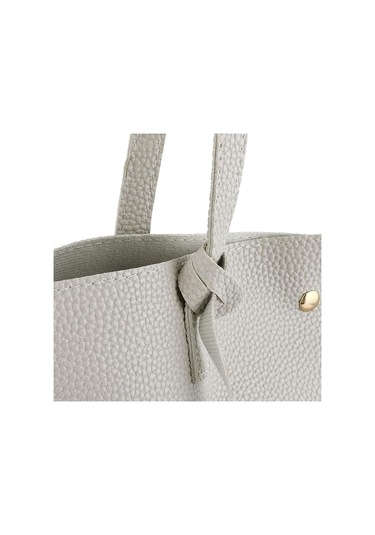 Kadın El Çantası Yumuşak Pu Deri Büyük Kapasiteli Üstten Saplı Omuz Çantası Kadınlar İçin Siyah El Çantası Gümüş Diğer