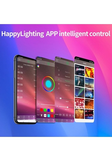 Pazly 2 Adet Renkli Usb Masaüstü Atmosfer Lambası Ses Alma Ve Işık Özellikli Diğer