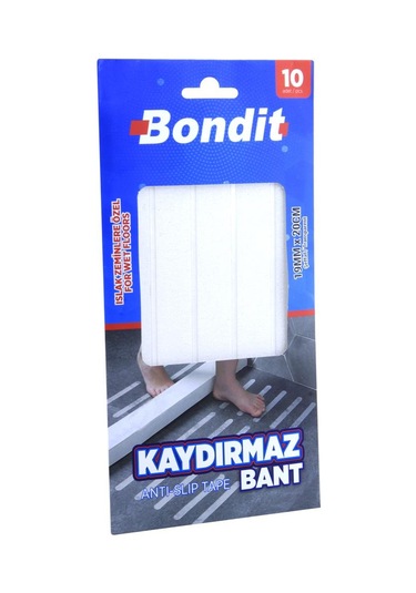 Bondit Banyo Mutfak Kaygan Zemin Bandı Kaydırmazlık Bant 2x20cm Diğer