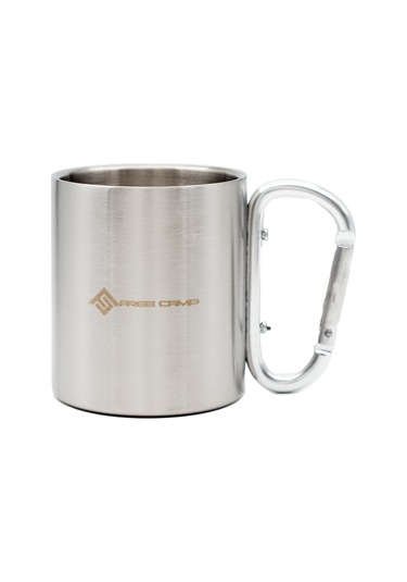 Freecamp Karabinalı Mug Çelik 220ml Çok Renkli