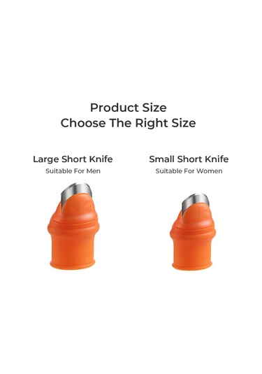 Reedark "bahçe Ve Mutfak İçin Pratik Silikon Parmak Bıçak Seti - 1 Bıçak + 5 Silikon Ped"