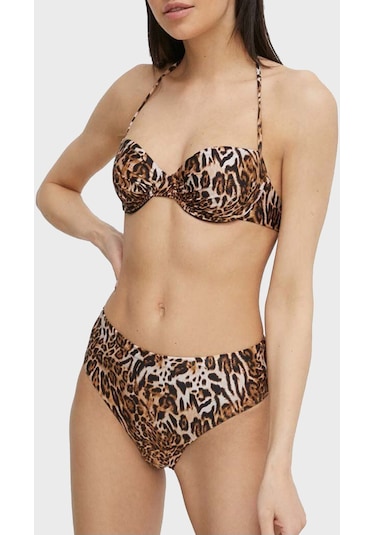 Guess Bayan Bikini Üstü E4gj23 Mc04r P122 Leopar
