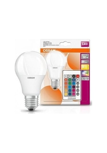 Osram 9W Rgb Uzaktan Kumandalı Led Ampul Renk Değiştiren