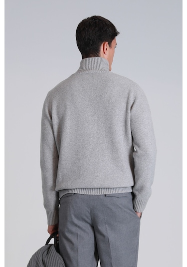 Lufian Erkek Bert Kazak 112090147 Açık Gri Açık Gri