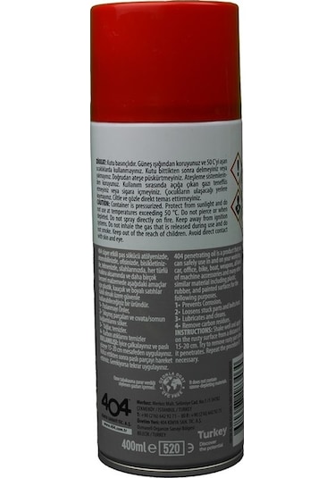 404 Pas Sökücü Sprey 400ml