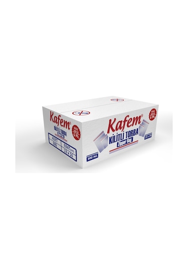 13 x 16 CM Kilitli Poşet / Naylon Torba ( 2.400 Adet ) - Kafem